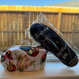 Temperly London British Airways First kit w/ Elemis Skincare and Slippers NWT